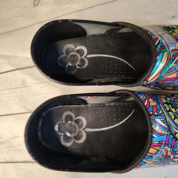 Sanita Women's Professional Carnaval Clog Multi Color Size‎ 42 US 10.5 - 11 - Picture 5 of 11